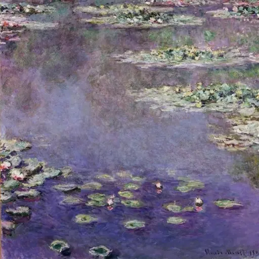 Water Lilies (Nymphéas), Claude Monet, c.1906, 1906, "domínio público"
